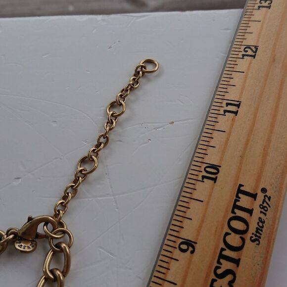 J. crew blue & Green Rope Cord stone Necklace - Picture 7 of 9